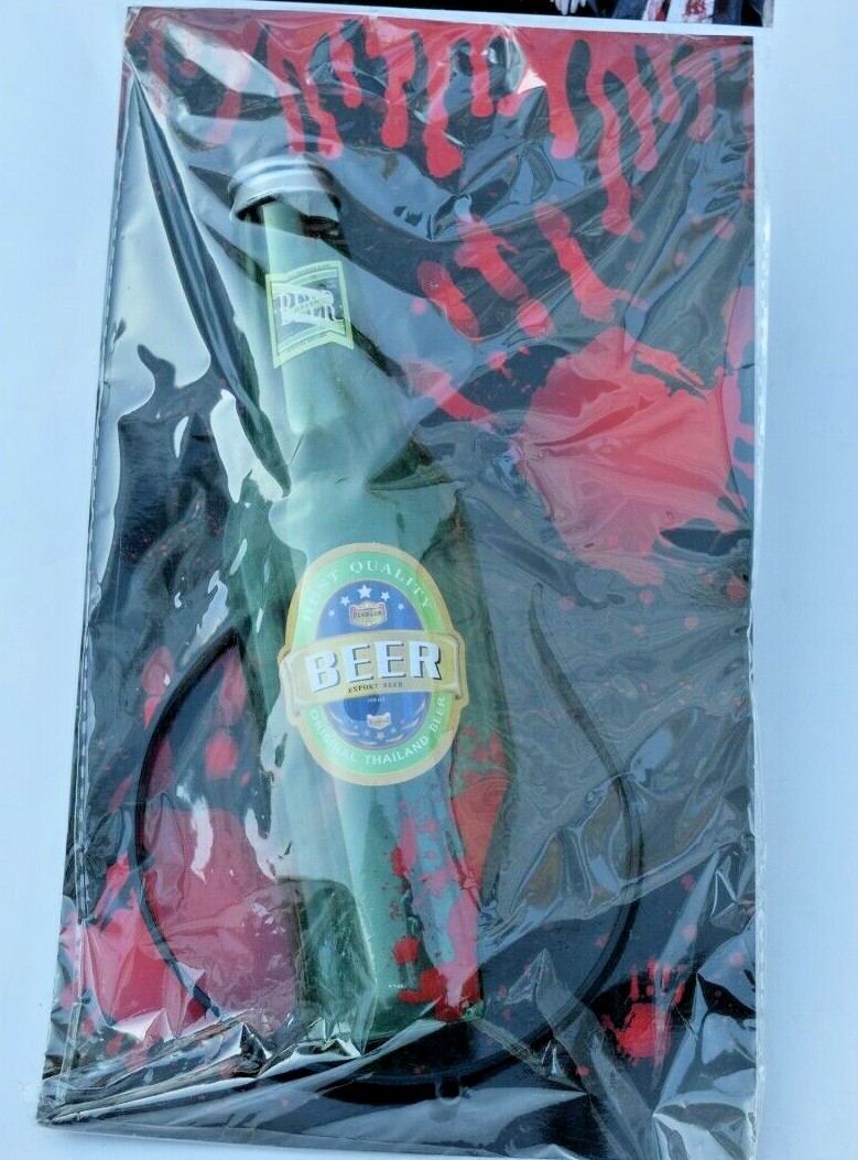 Beer Bottle Hat Head Piece Instant Costume Halloween Cosplay