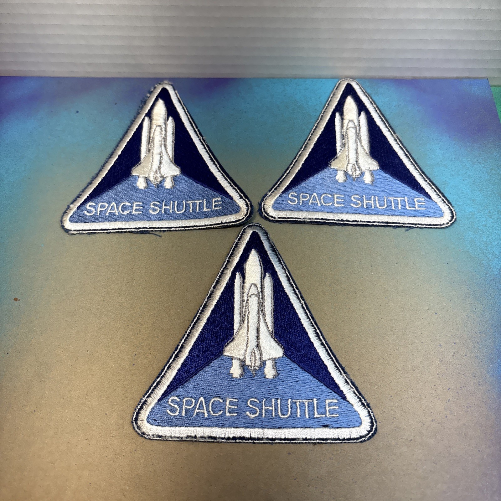 Lot NASA Space Shuttle Program   Embroidered Patches 3 Patches