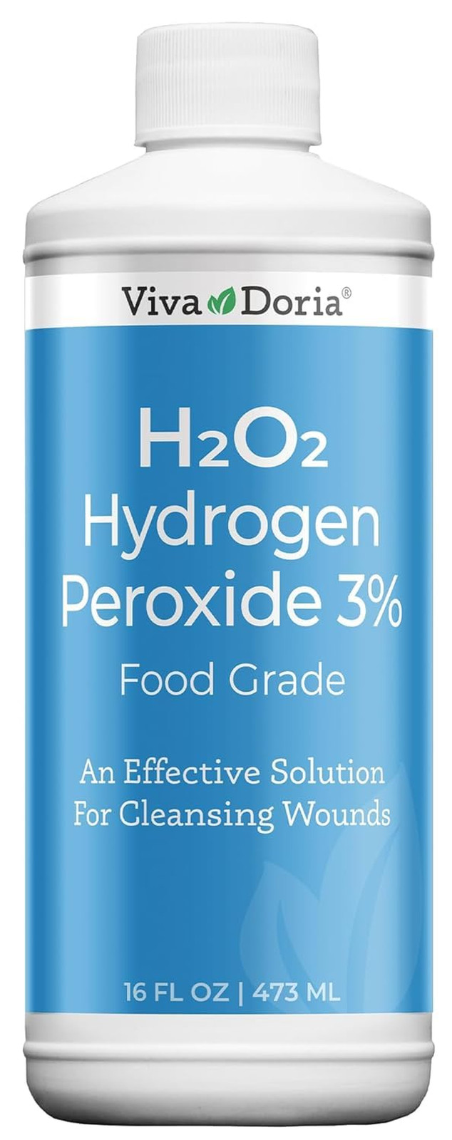 Hydrogen Peroxide 3 Percent, Food Grade, 3% Hydrogen Peroxide Food Grade, 16 Flu