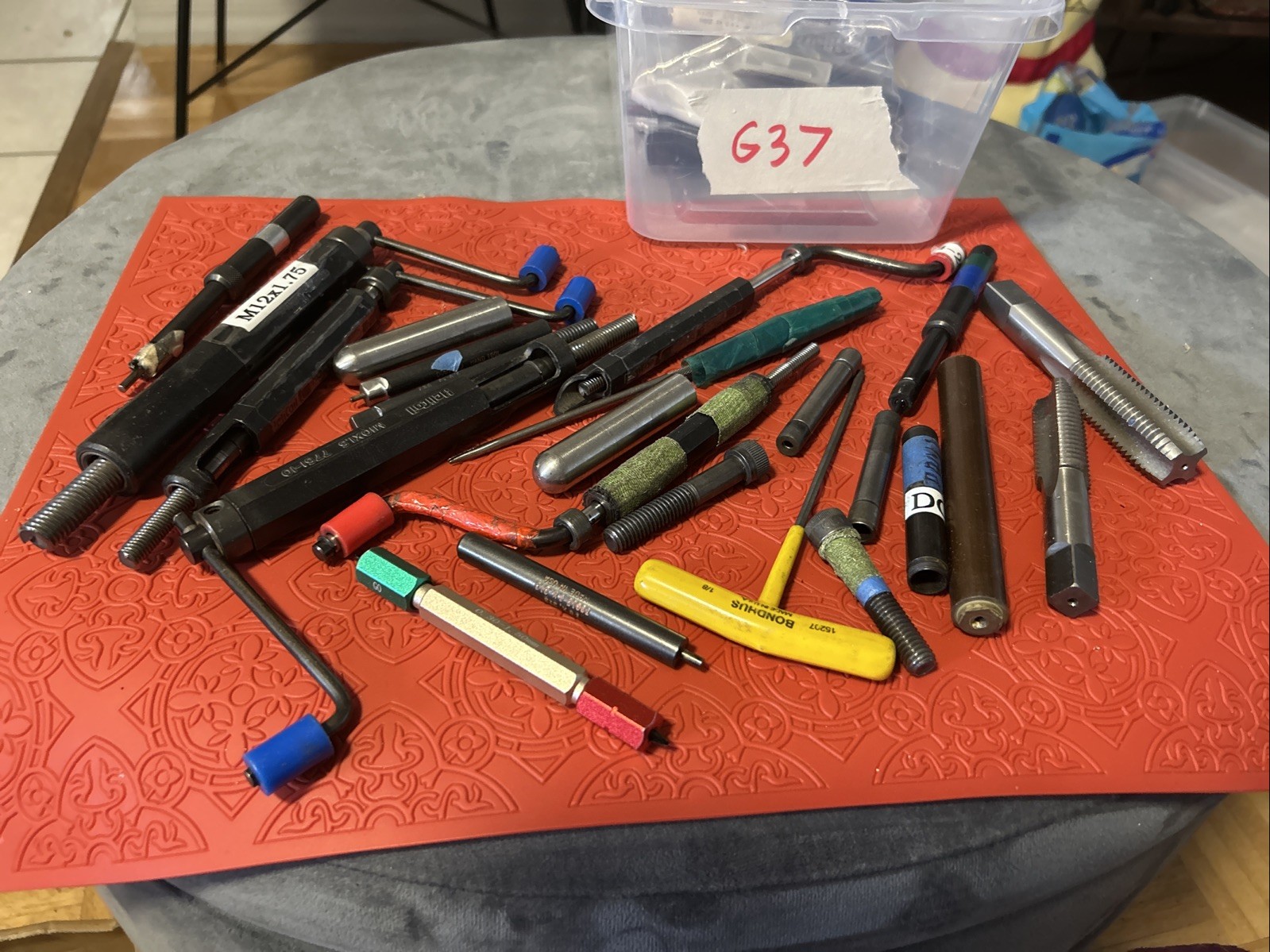 Mixed Used Helicoil Parts Lot Prewinder Break Off Tools And More (G37)
