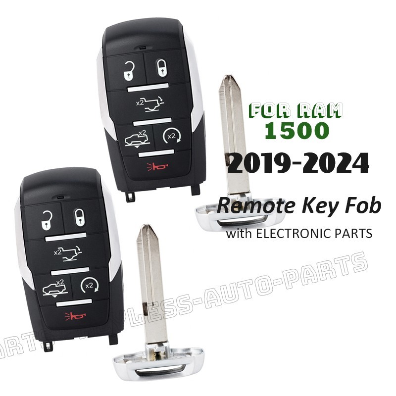 OHT-4882056 for RAM 1500 2019 2020 2021 2022 2023 2024 Proximity Remote Key Fob