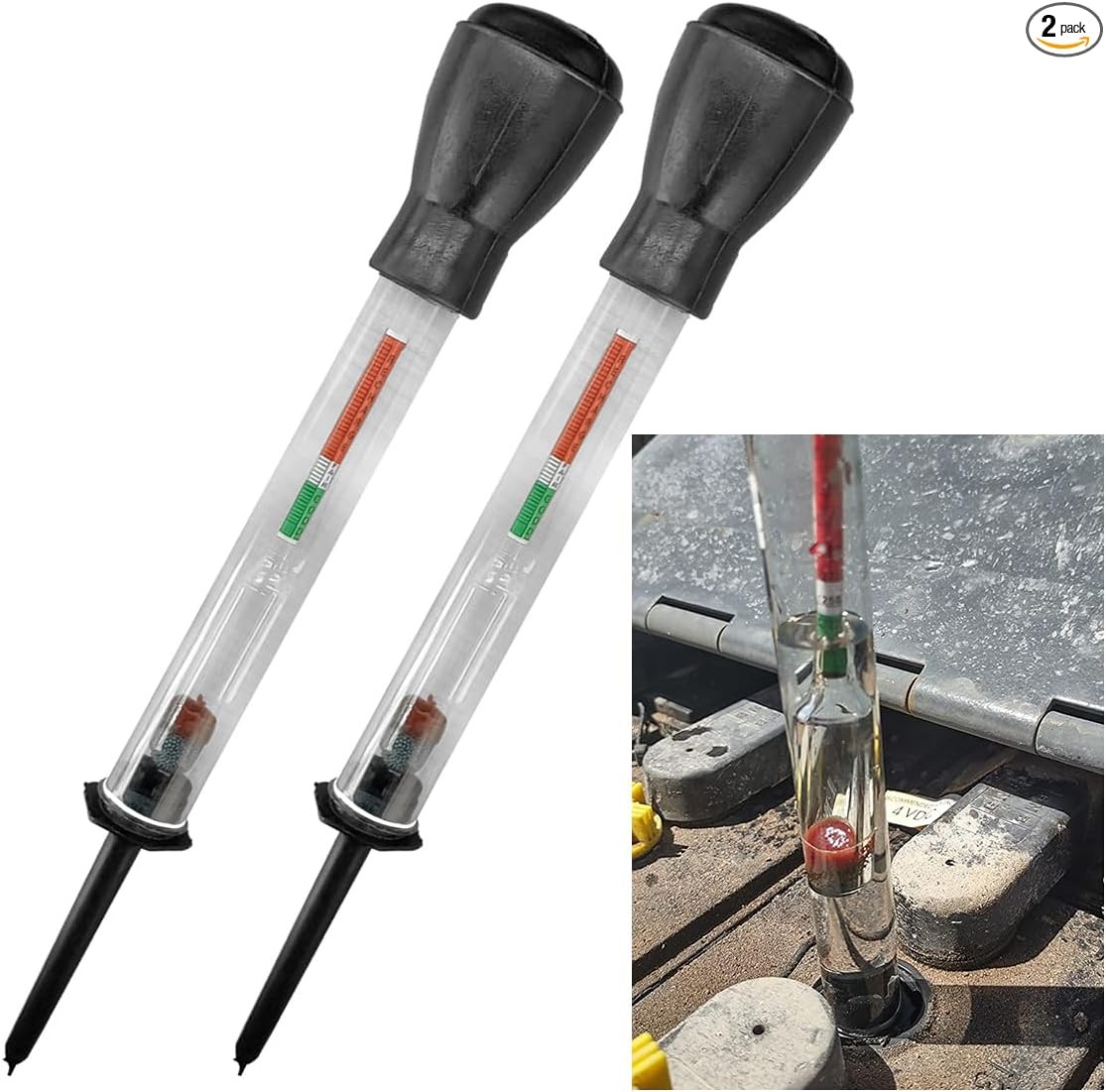 Car Battery Density Tester, Precision Automotive Batteries Electrol Size: 2PCS
