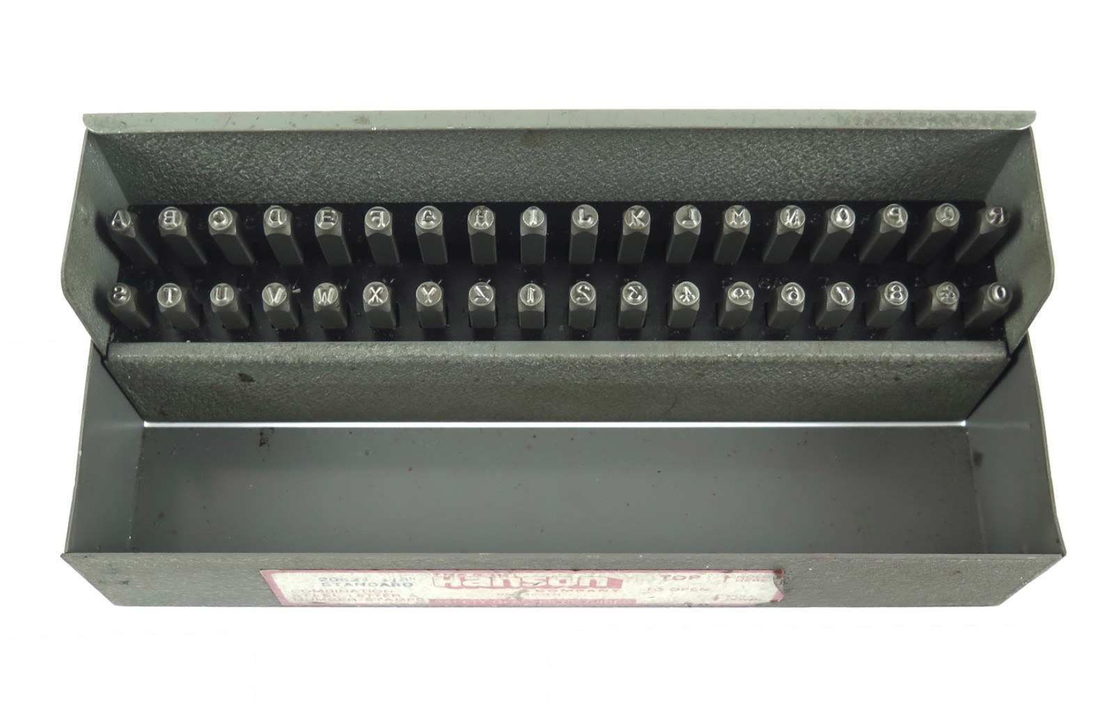 C.H. Hanson 1/8" Steel Letter & Number Stamp Punch Set 20624