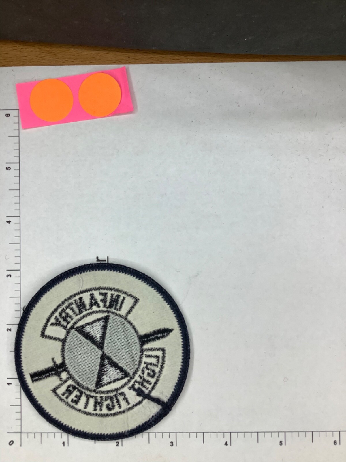 VINTAGE US ARMY INFANTRY LIGHT FIGHTER PATCH