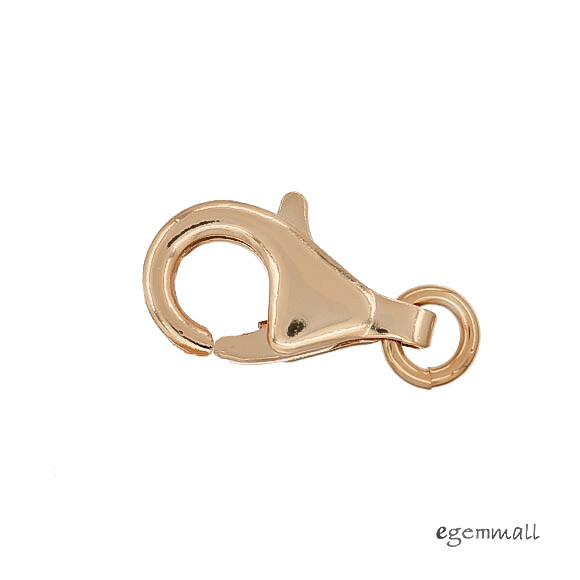 Rose Gold Plated Sterling Silver Lobster Claw Clasp 10.8mm #99493