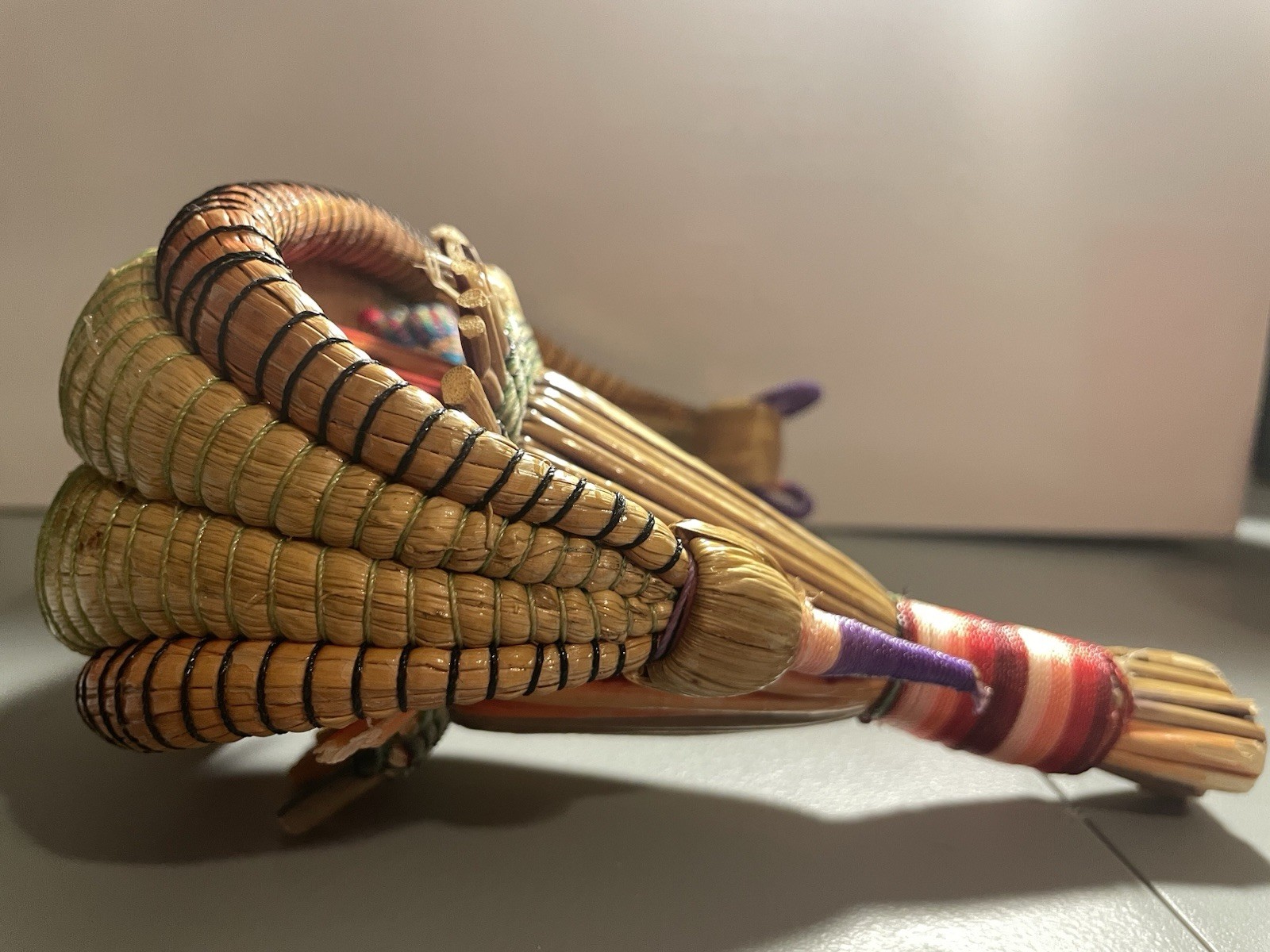 Peruvian Hand Crafted Wicker Boat