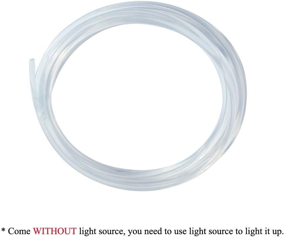 0.06in x 16.4ft PMMA Plastic Fiber Optic Cable, Waterproof