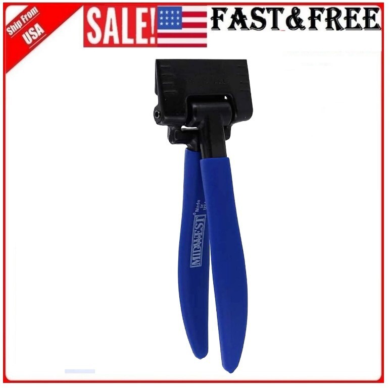 Offset Seamer Tong 3in Metal Jaw HVAC Tool Tin Sheet Roofing Bender Duct Work