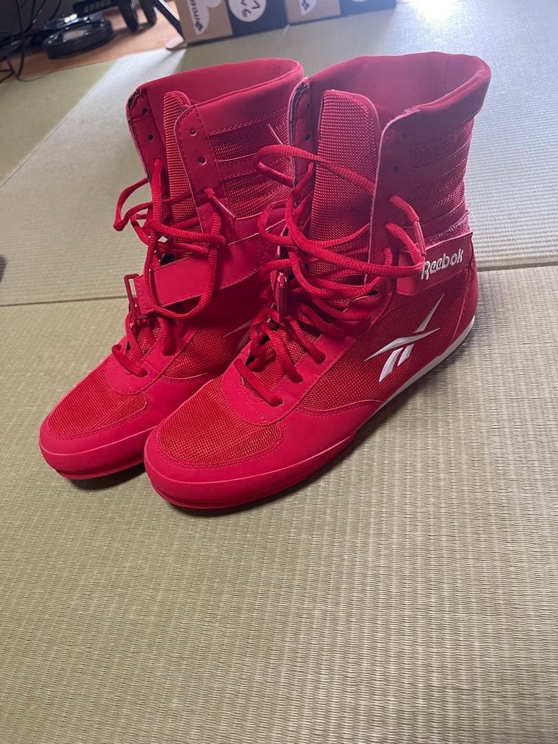 Rare Reebok Boxing Shoes US Men's 9 (JP 27.0cm) Athletic Style Used From Japan