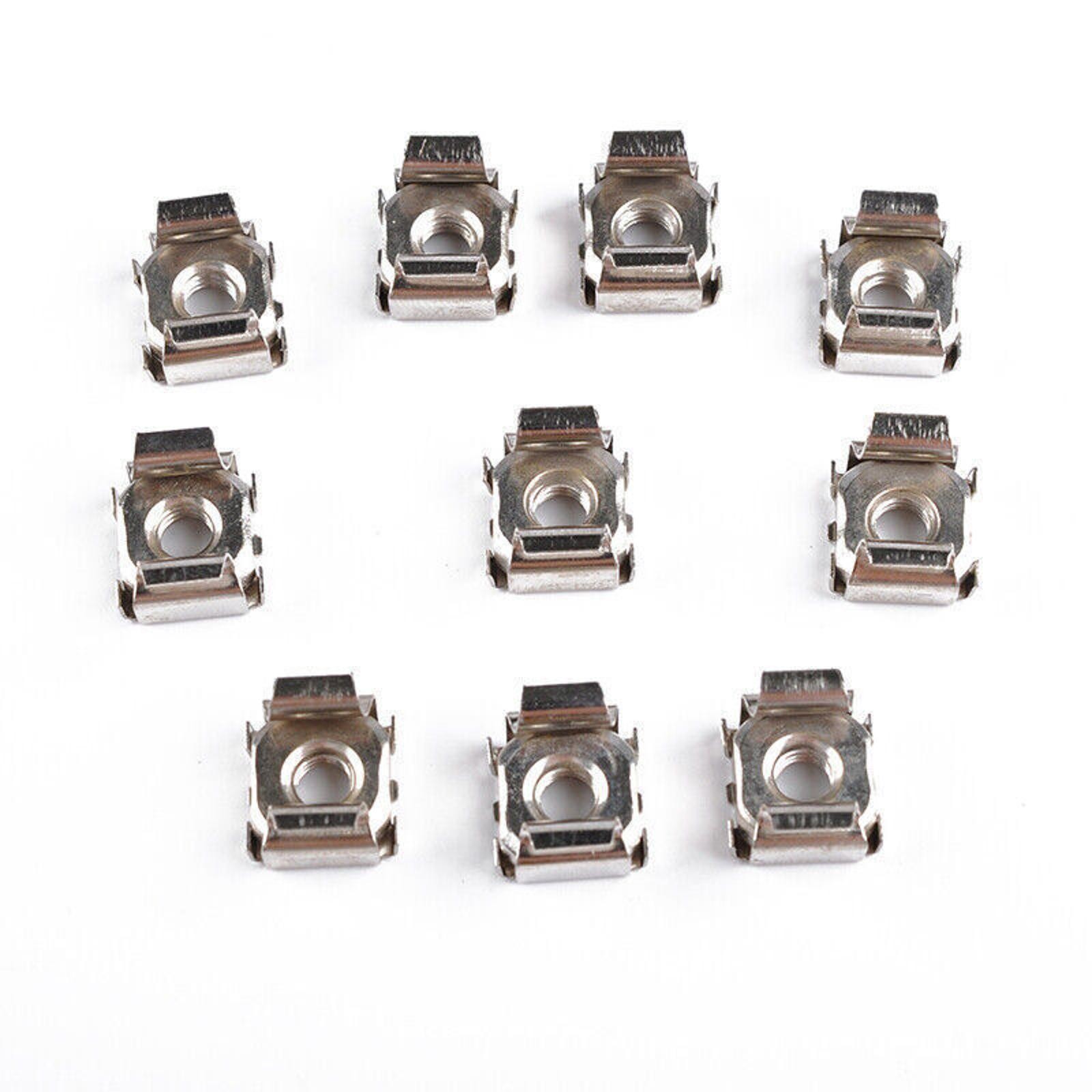 10pcs M5 Mounting Screws& Cage Nuts For Server Network AV Rackmount Equipment F