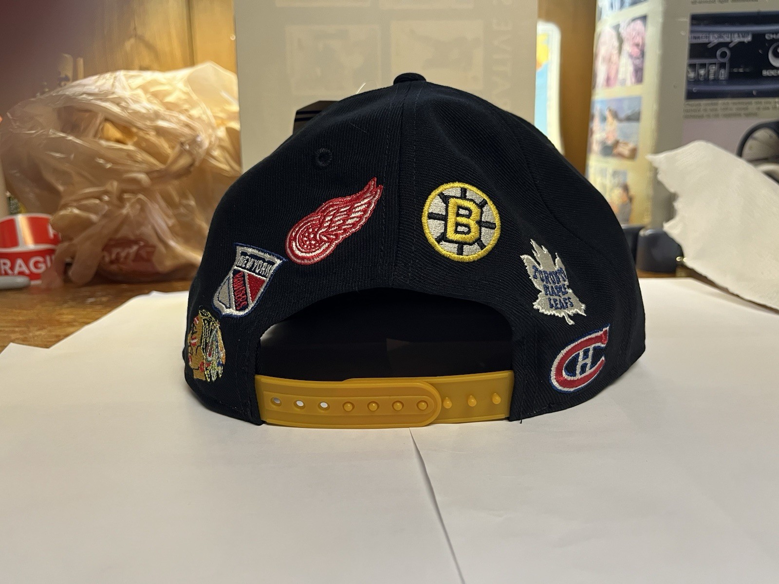 Fanatics Authentic Pro Original 6 NHL SnapBack Hat OS