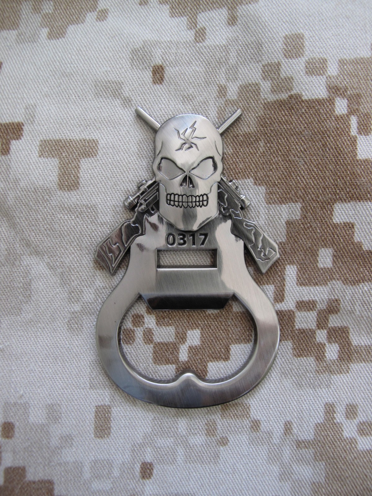 USMC Scout Sniper Bottle Opener Challenge Coin NEW Combat Tactical Long Range