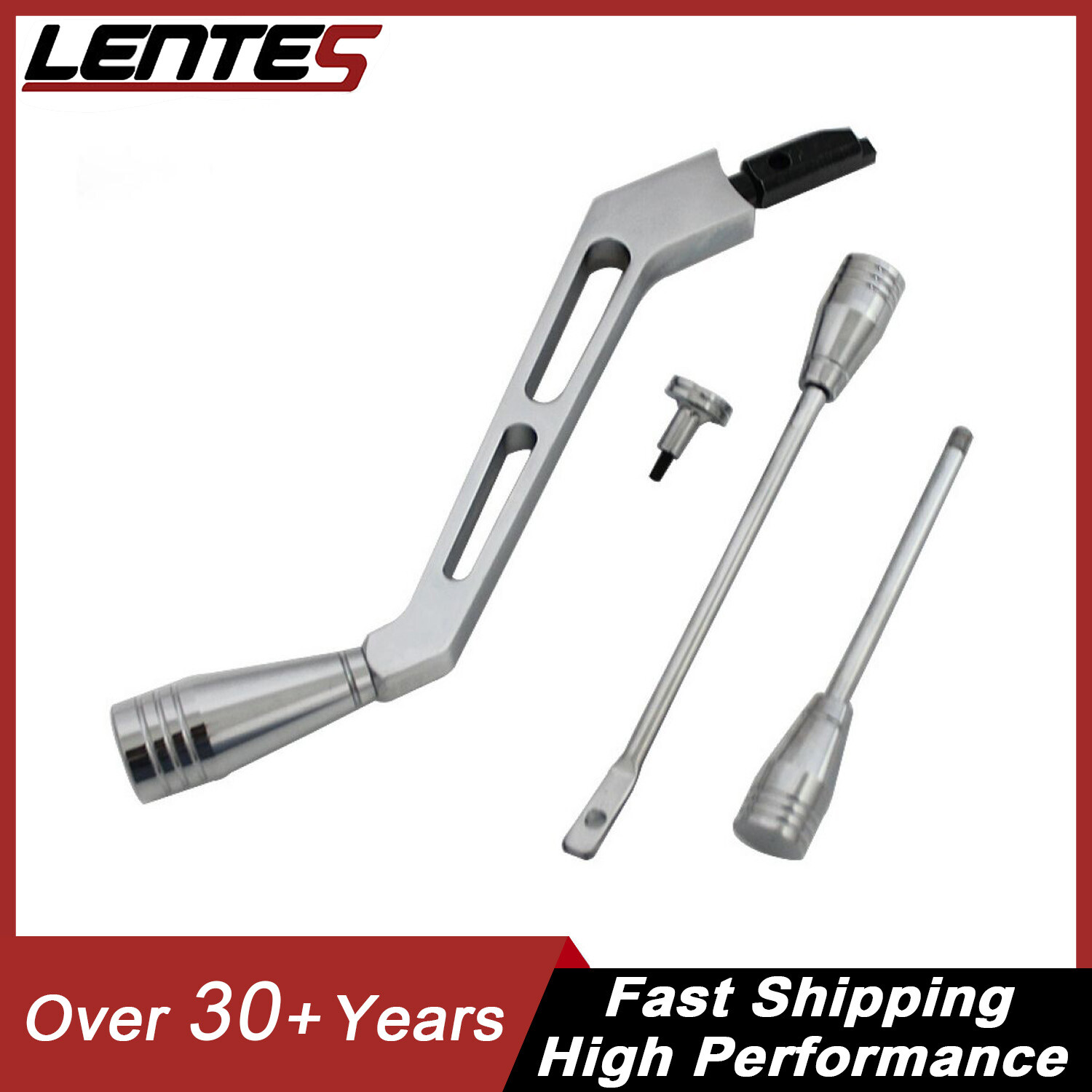 New Polished Billet Aluminum GM Column Shifter Turn Signal Lever Hazard Tilt KIT