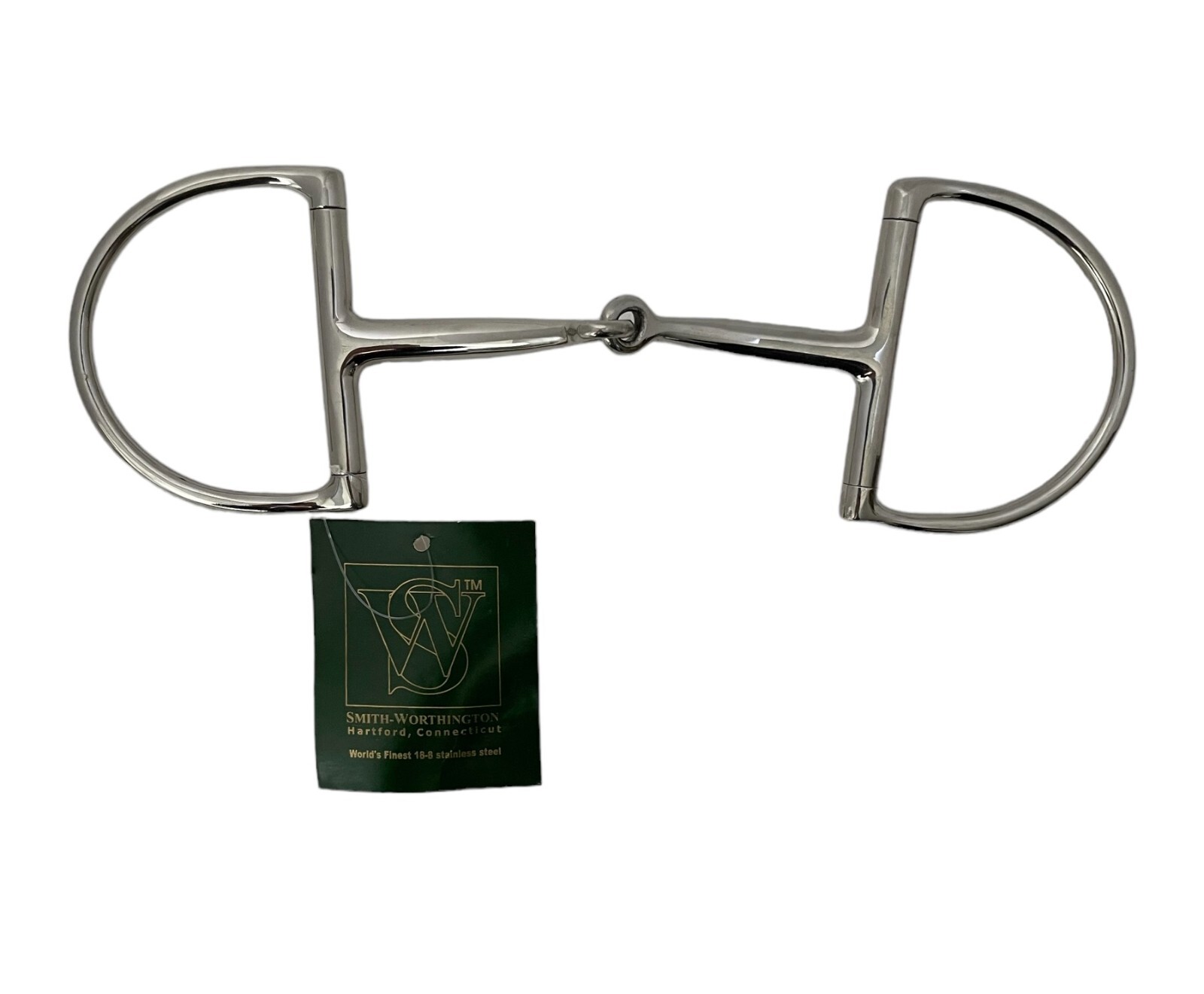 Curved Mouth Hunter Dee Snaffle by Smith Worthington Stainless Steel 5 1/2"