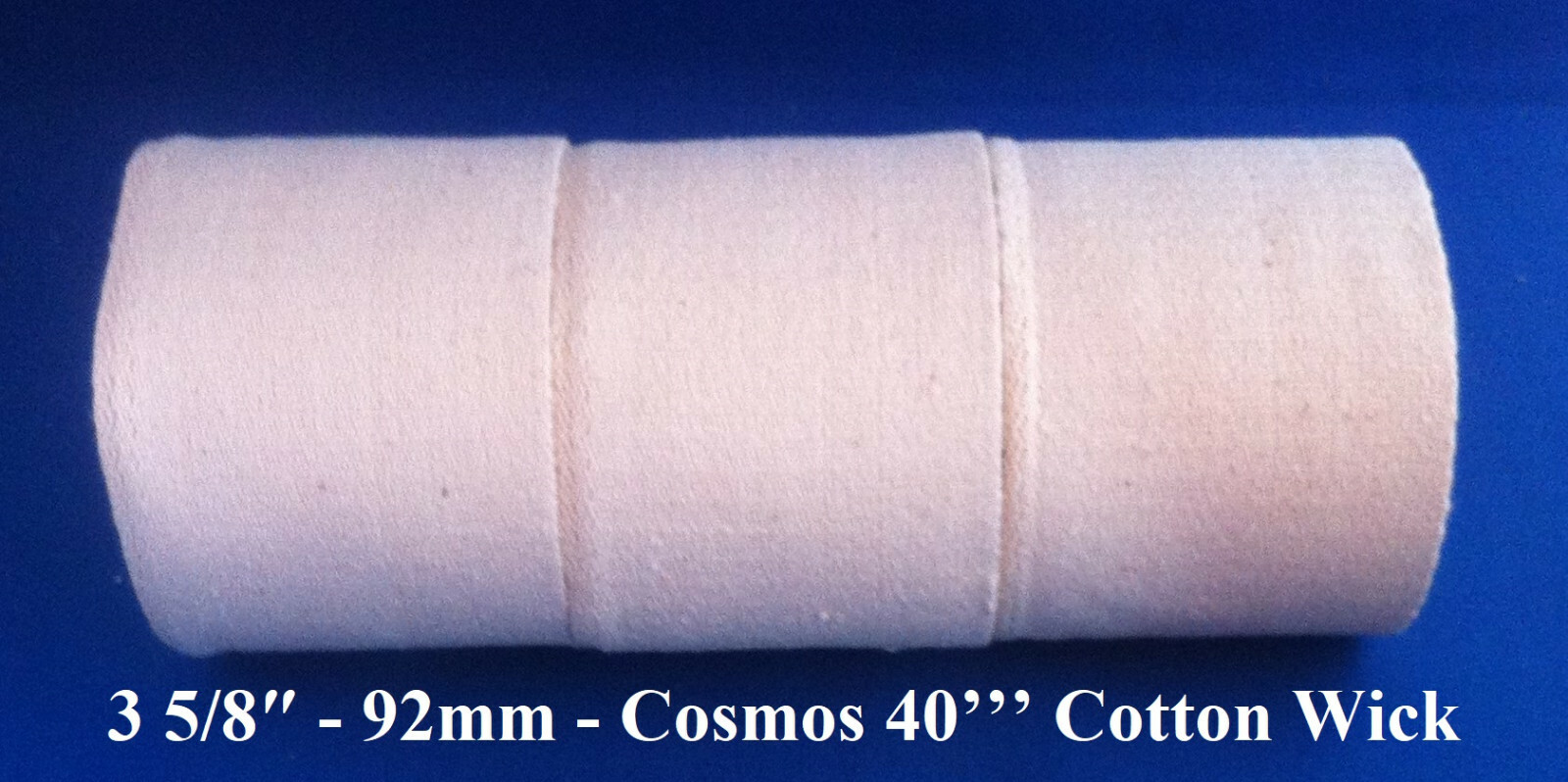 3 5/8″ Inch - 92mm - Cosmos 40’’’ Thick Oil Lamp Wick Docht Meche Mecha