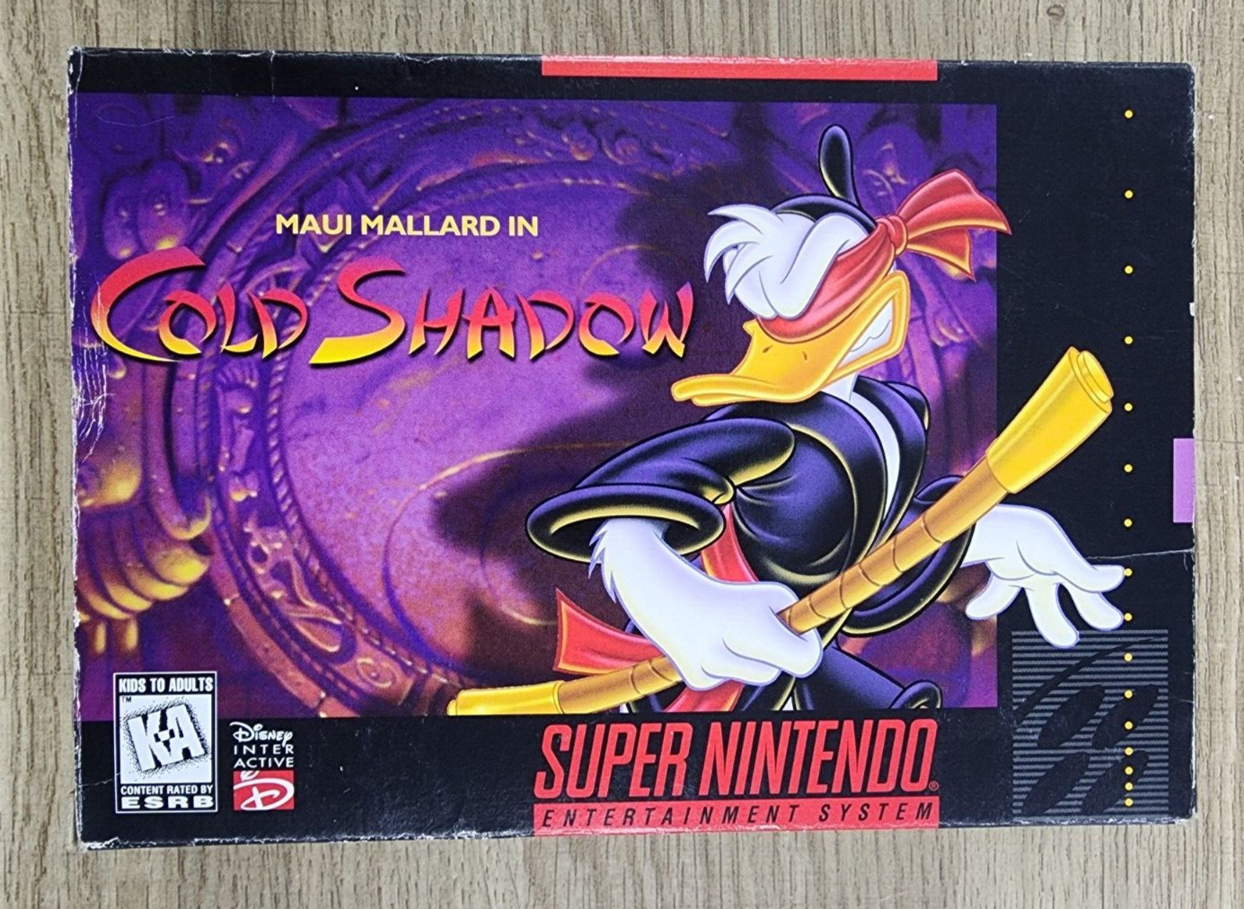 USED AUTHENTIC BOX ONLY - NO GAME - NO MANUAL - MAUI MALLARD IN COLD SHADOW