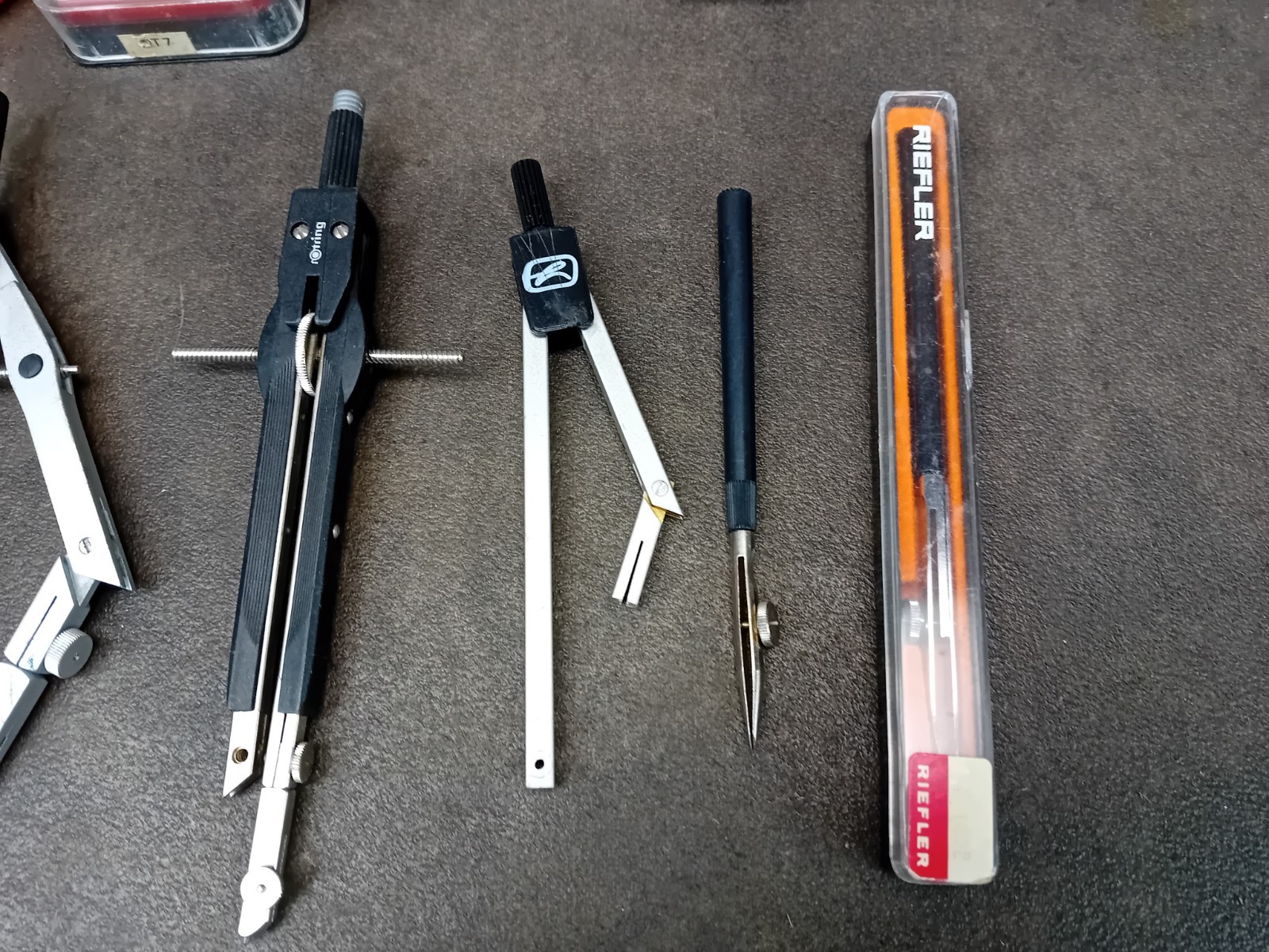 Job Lot of Technical Drawing Instruments