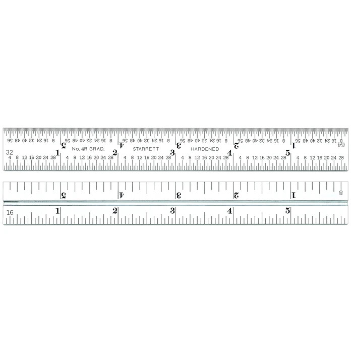 Starrett Combination Square Blade CB6-4R-6.0" 4R Grad 50080