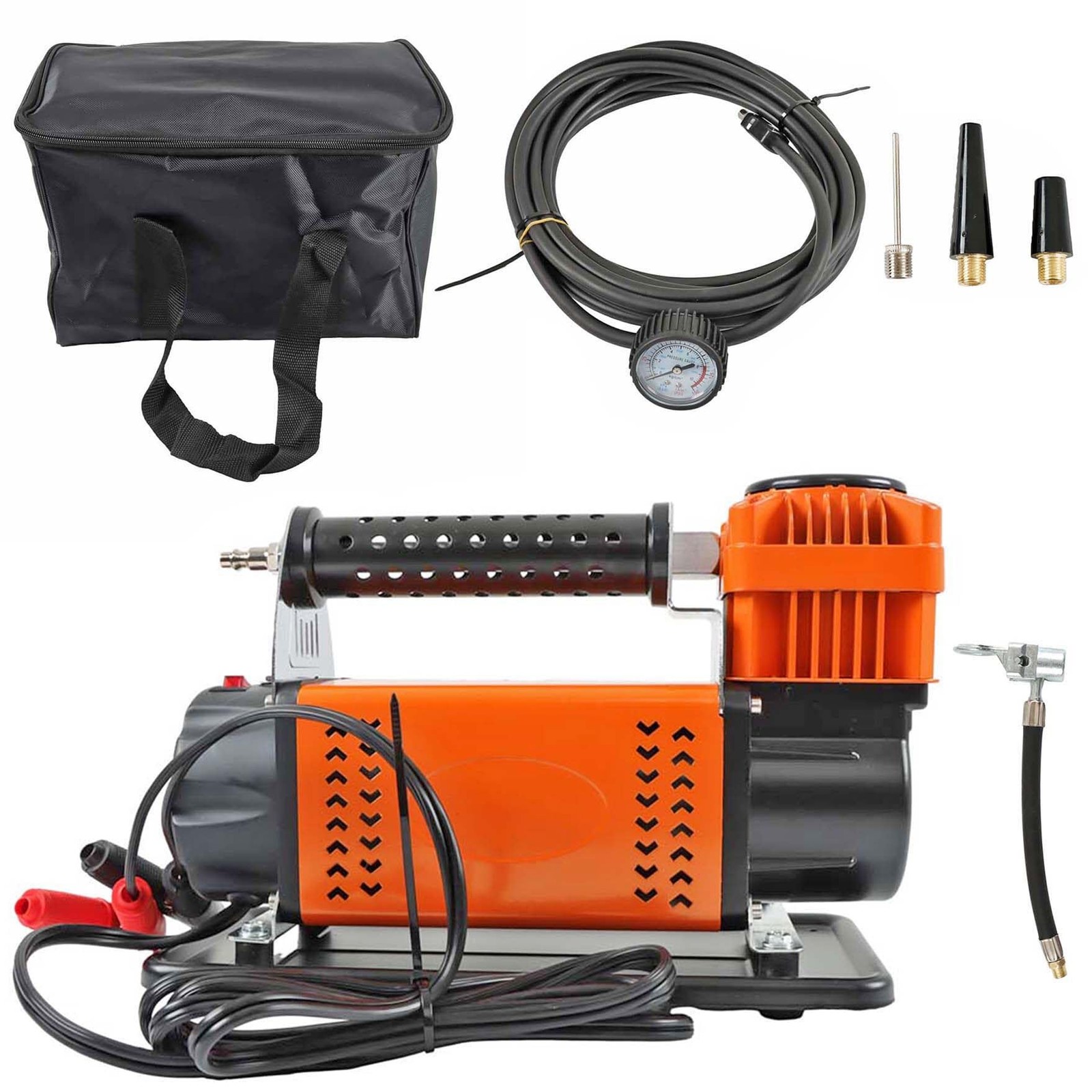 12V Portable Air Compressor Kit Heavy Duty Max 150 PSI for Truck 4x4 RV
