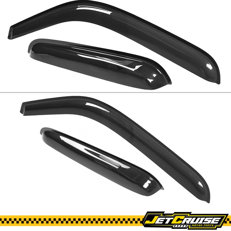Fits 99-06 Silverado Sierra Extended Cab Acrylic Window Visors Rain Sun Guards