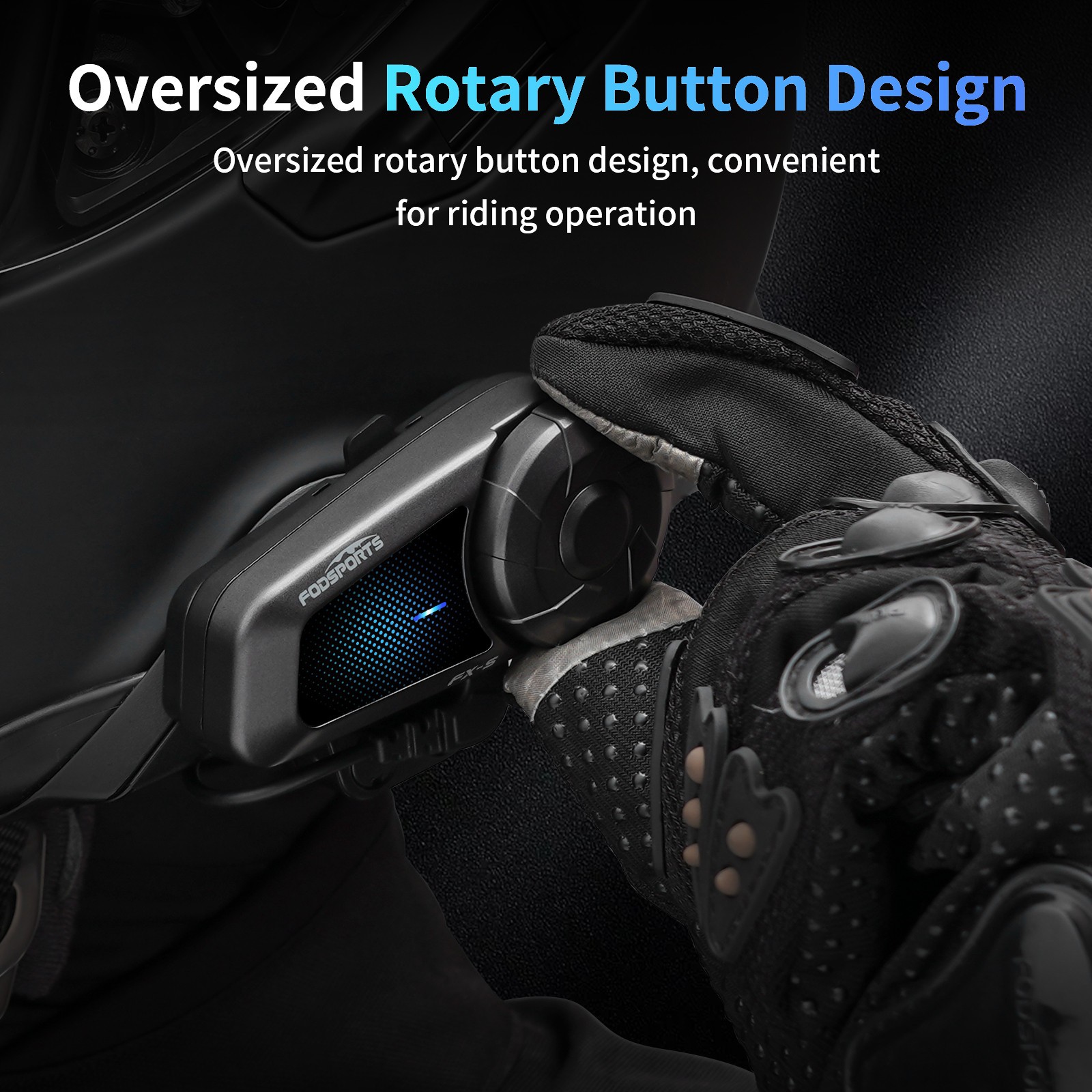 FOD FX-S motorcycle helmet Bluetooth headset intercom intercom headphones de