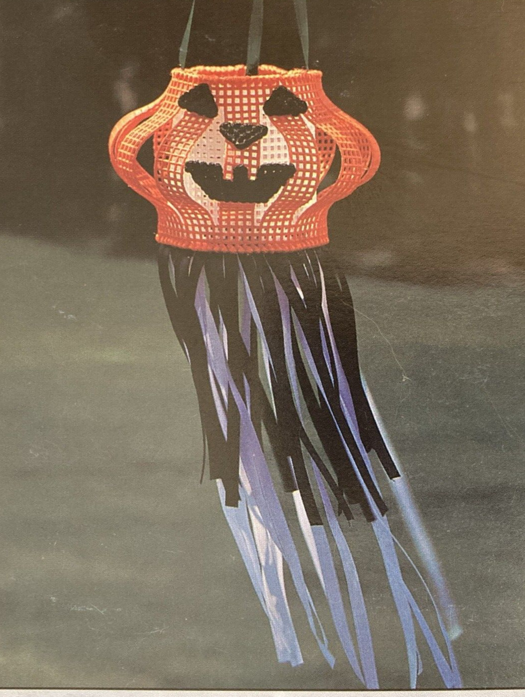 Vtg Rare Leisure Arts Creative Wind Socks 1994 Needlepoint pattern bk