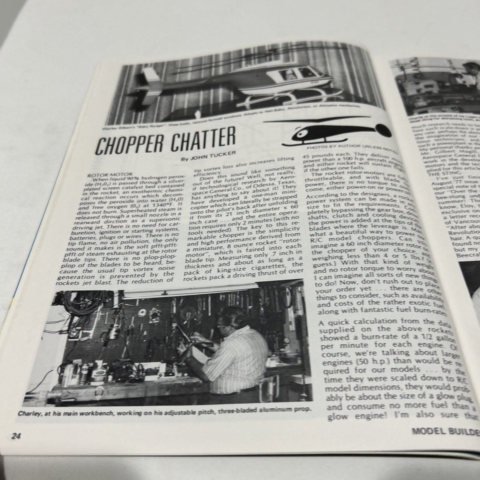 Vintage Model Builder Magazine October 1977