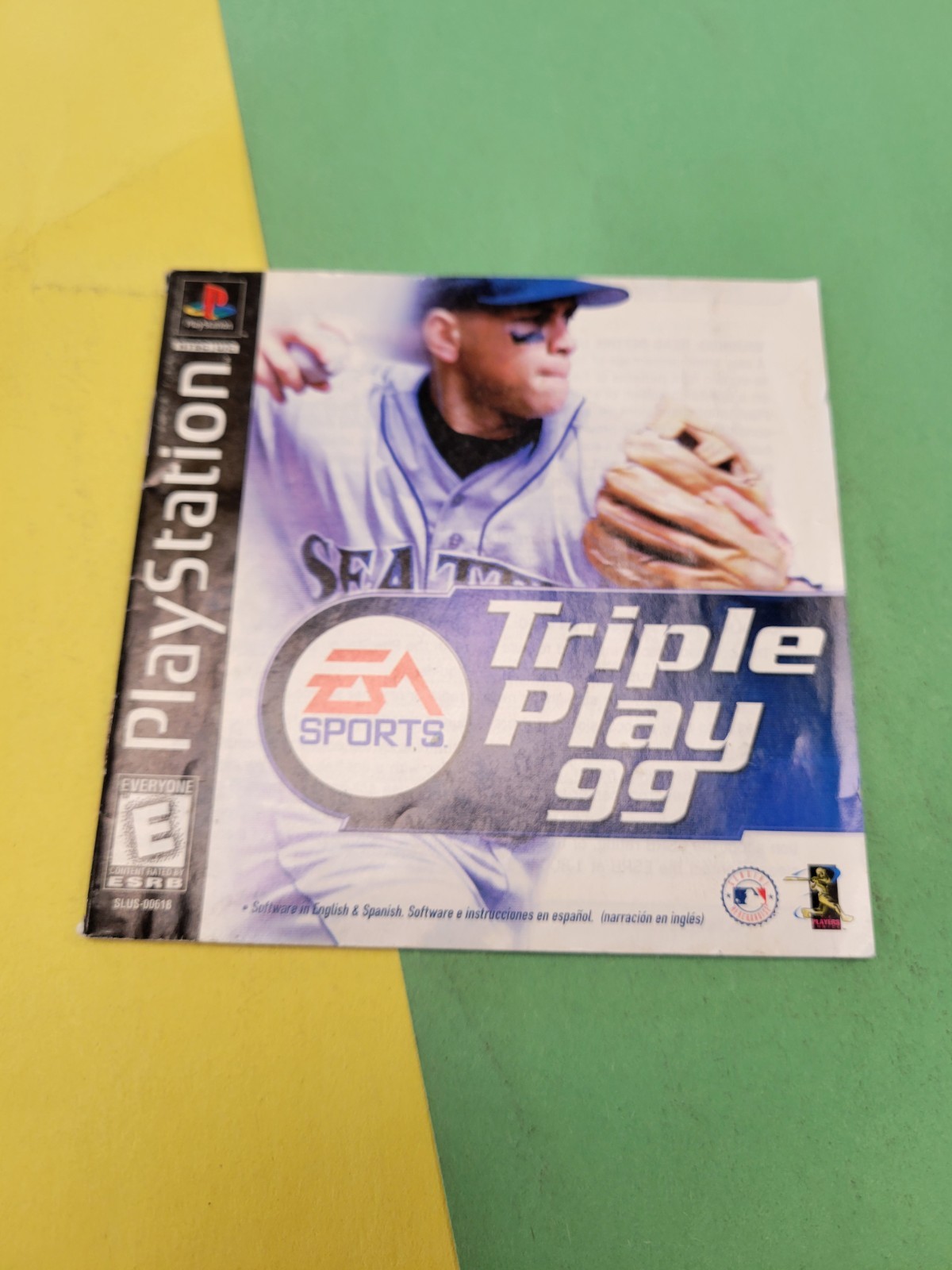 Triple Play 99 (Sony PlayStation 1, 1998) PS1 Manual Only