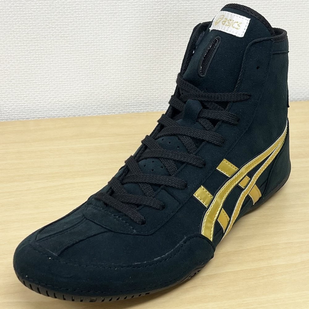 ASICS wrestling shoes 1083A001 Black x Gold x Black A504 US 11.5/28.5cm