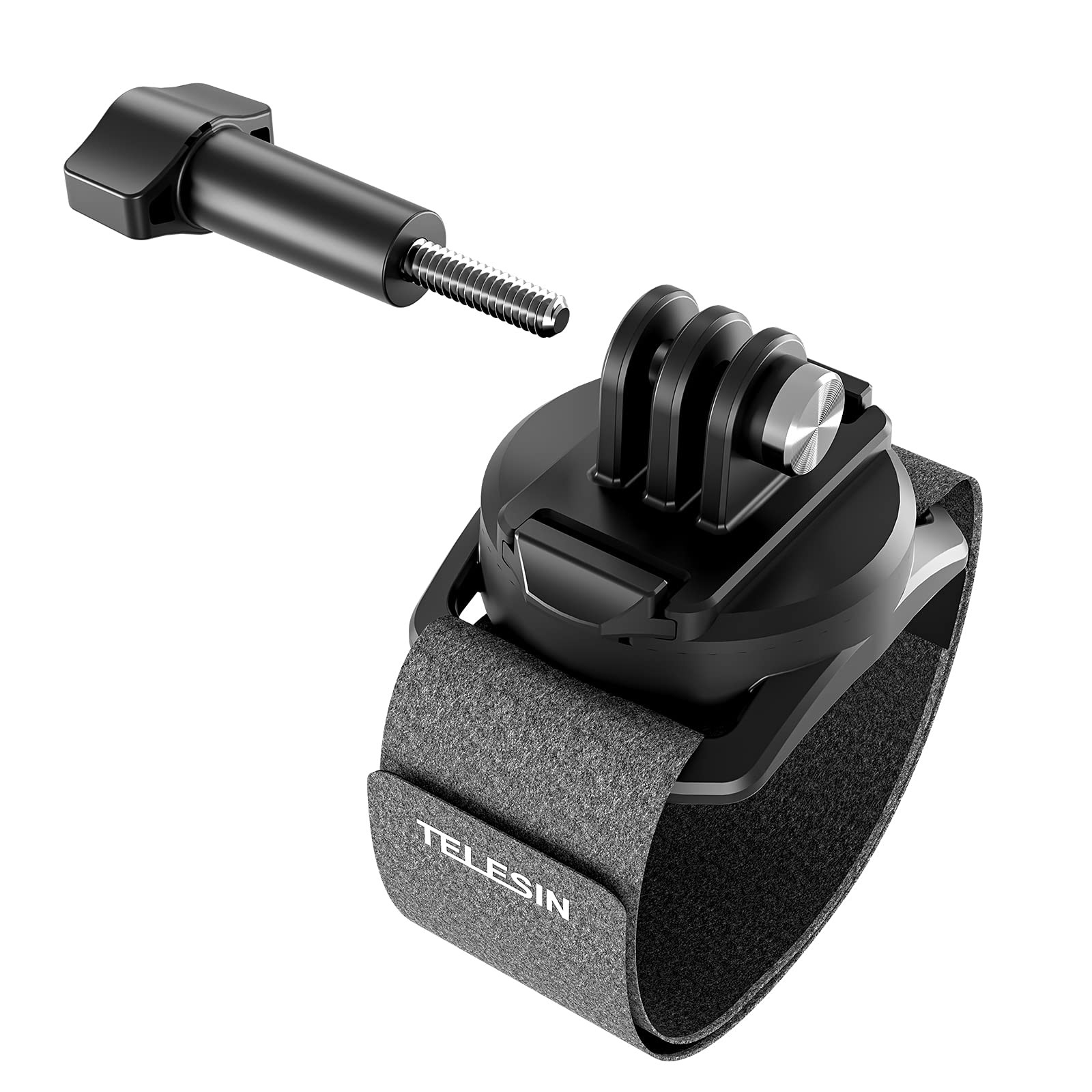TELESIN Upgraded Wrist Strap, 360 Rotation Arm Plam Ankle Mount Strap