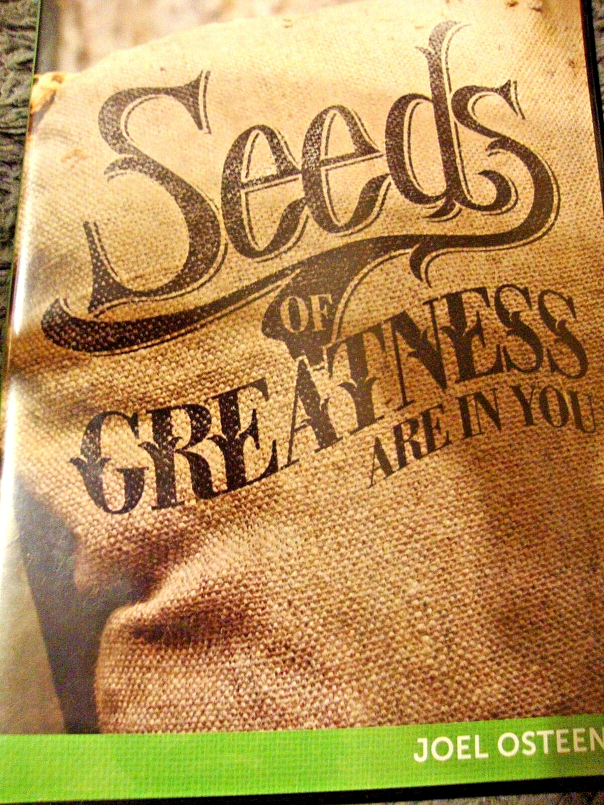 Joel Osteen "Seeds of Greatness Are In You"  2 CD + 1 DVD Christian Living   Y14