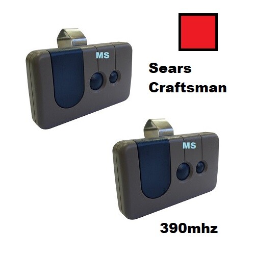 2 For Craftsman Garage Door Opener 3 button Remote HBW1255 139.53681B 390MHZ