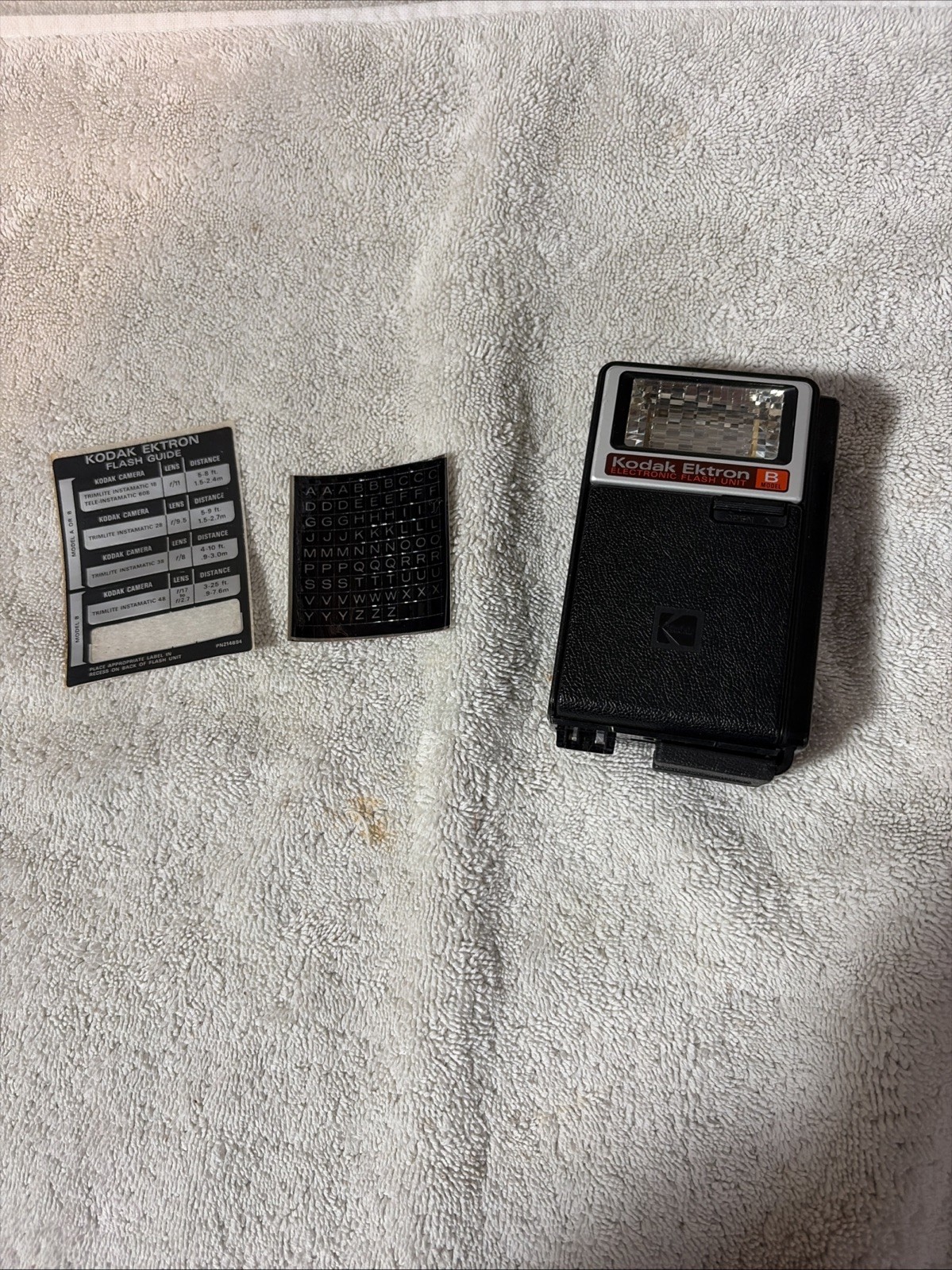 Vintage Kodak Ektron Model B Electronic Flash Unit Clean Untested