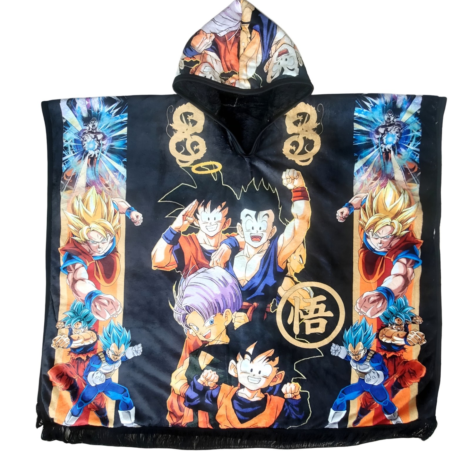Fits Thermal poncho ruana for adults with Dragon 1 design