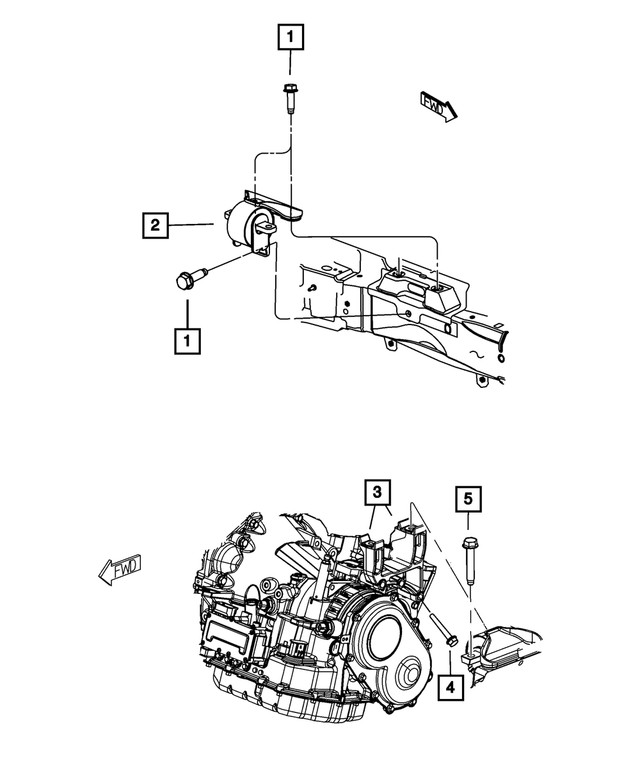Genuine Mopar Bolt 6105064AA