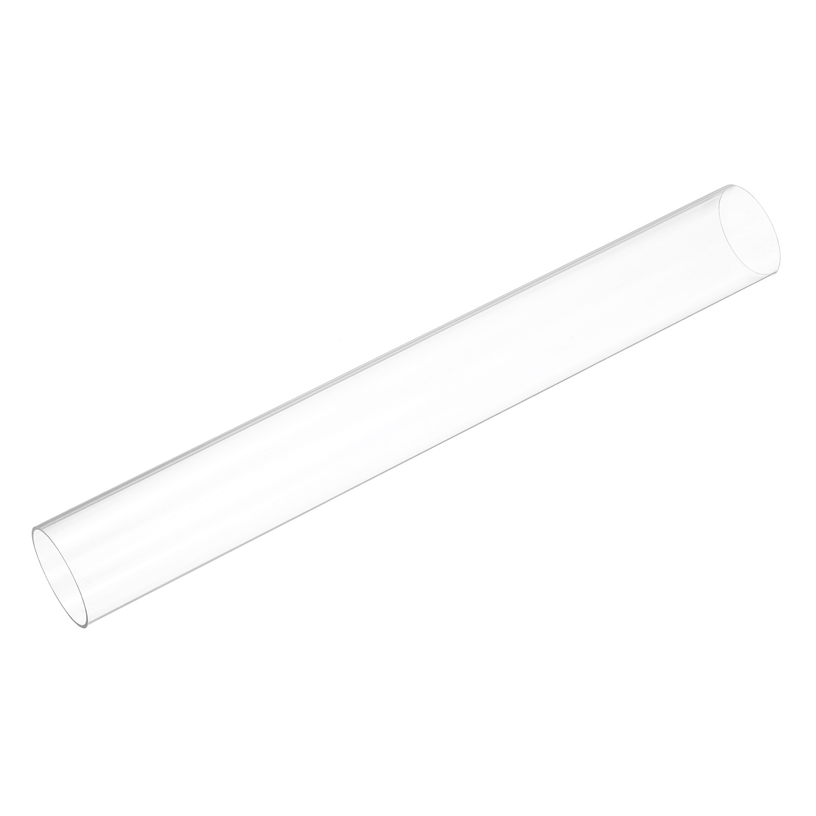 2pcs Clear Rigid Tubing 37.6mm ID 40mm OD x 1Ft 305mm Round Plastic PC Tube