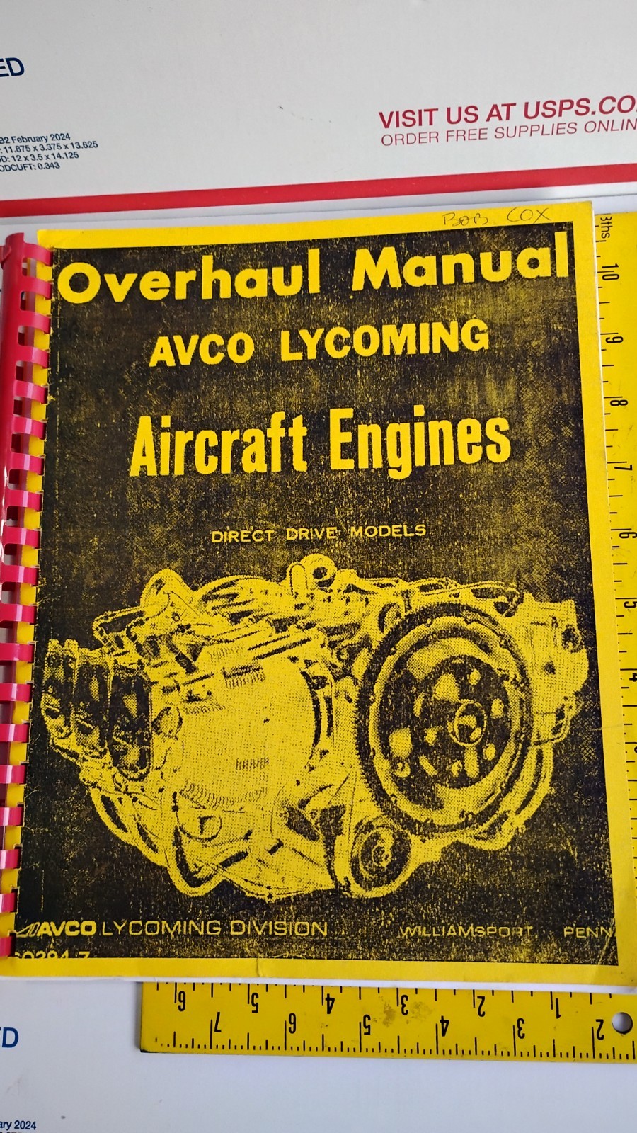 Lycoming Direct Drive Engines Overhaul Manual 320 360 CESSNA PIPER BEECH  1974
