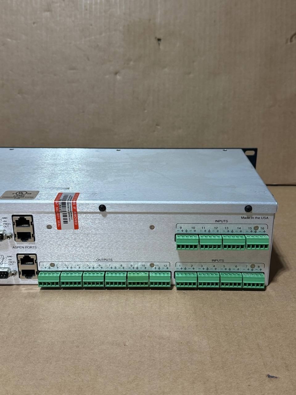Lectrosonics SPN1612 Digital Matrix Audio Processor "Screen Issue"