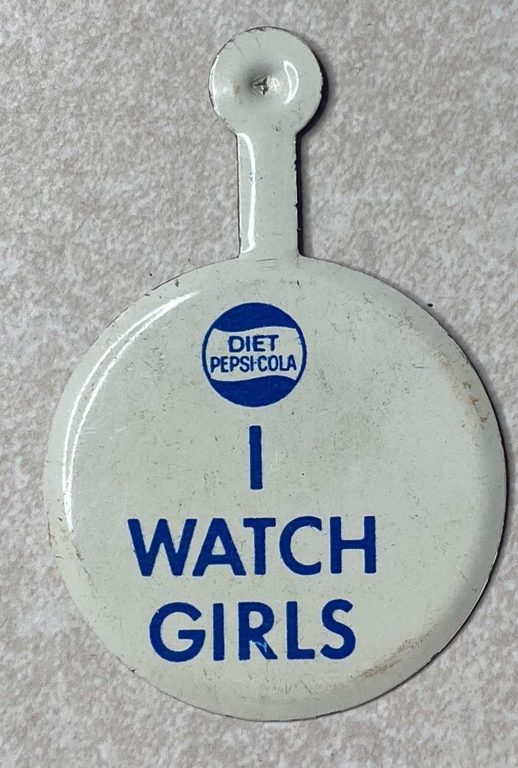 Diet Pepsi Cola Pinback Button Tab ADV509