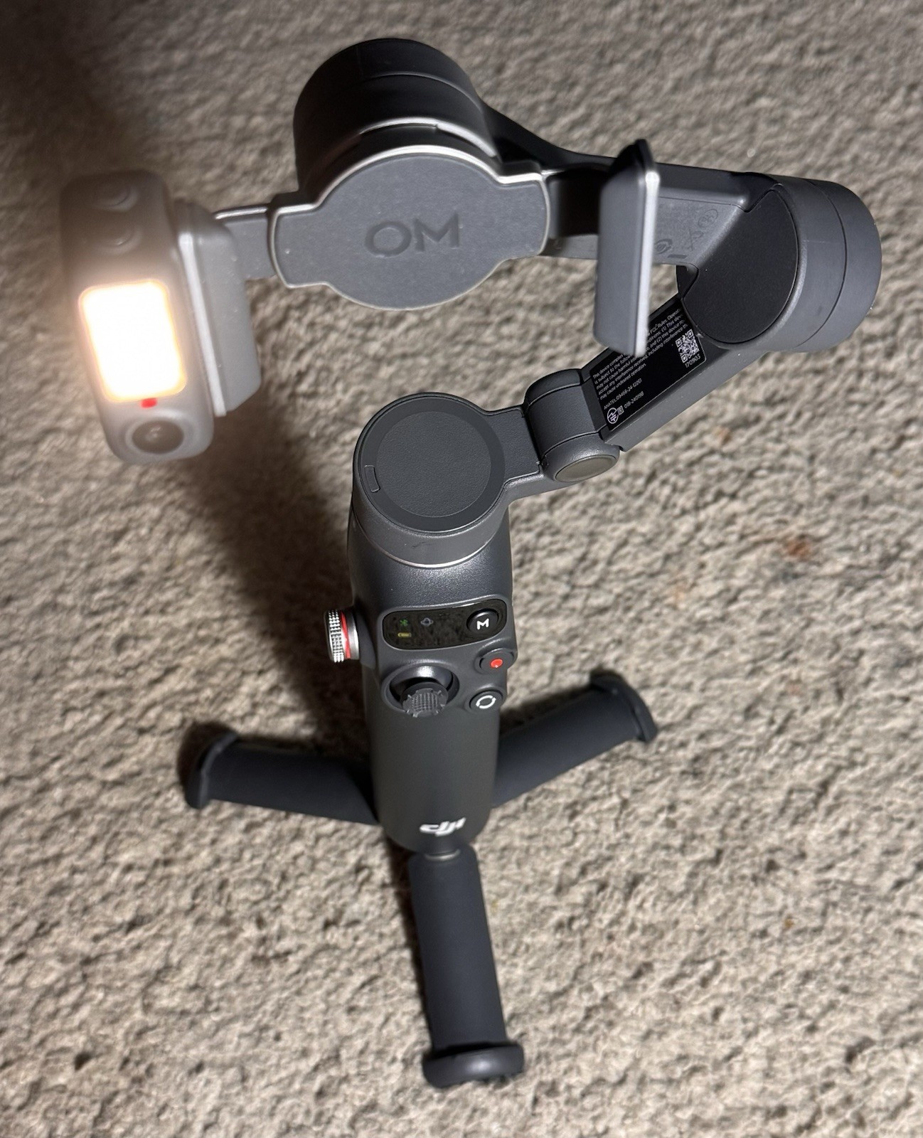 OM7P-701DTD Professional Camera Stabilizer with Bluetooth, Model OM7P-701DTD