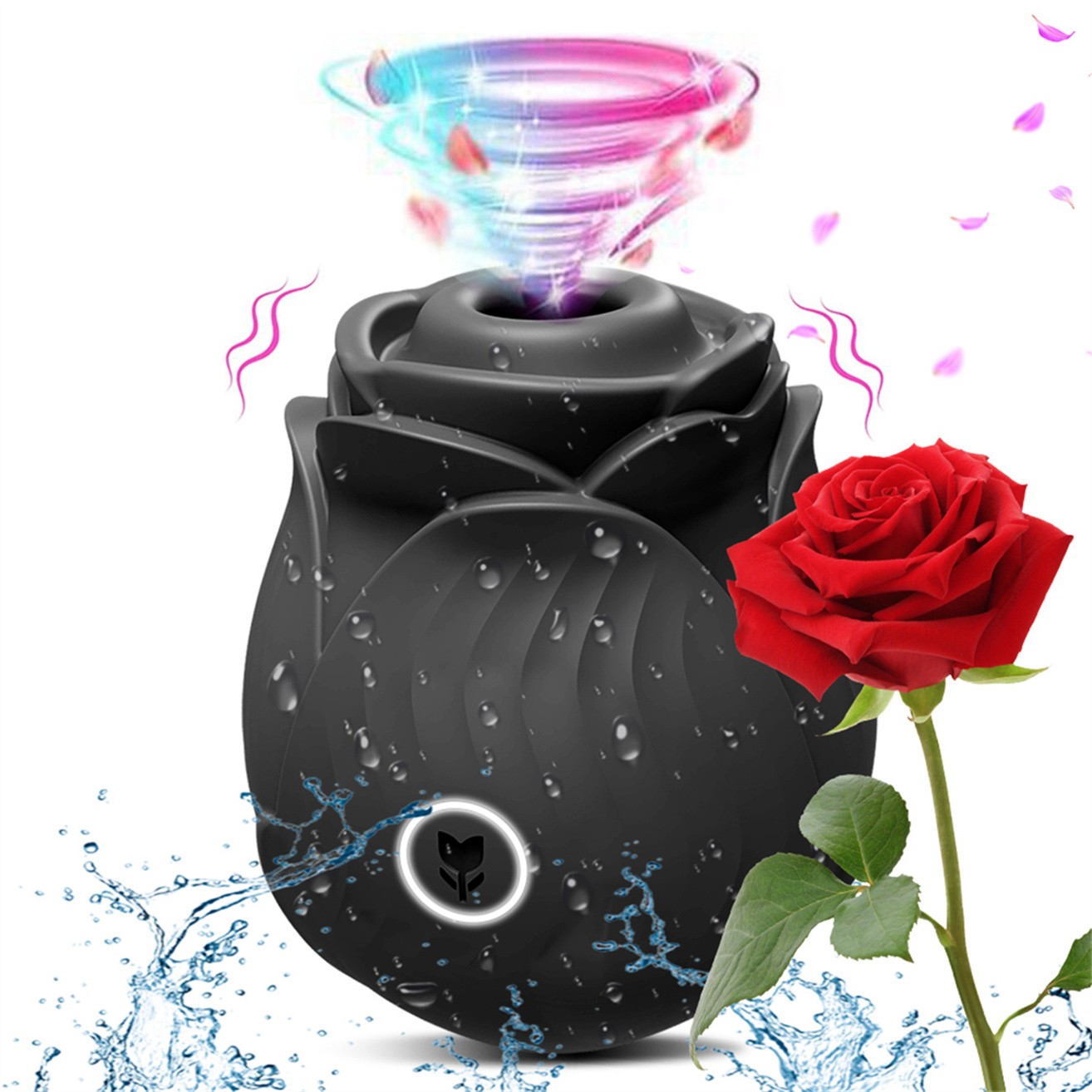 Rose Sucking Vibrator Clit Sucker Women G-spot Massager Sex Toys for Women