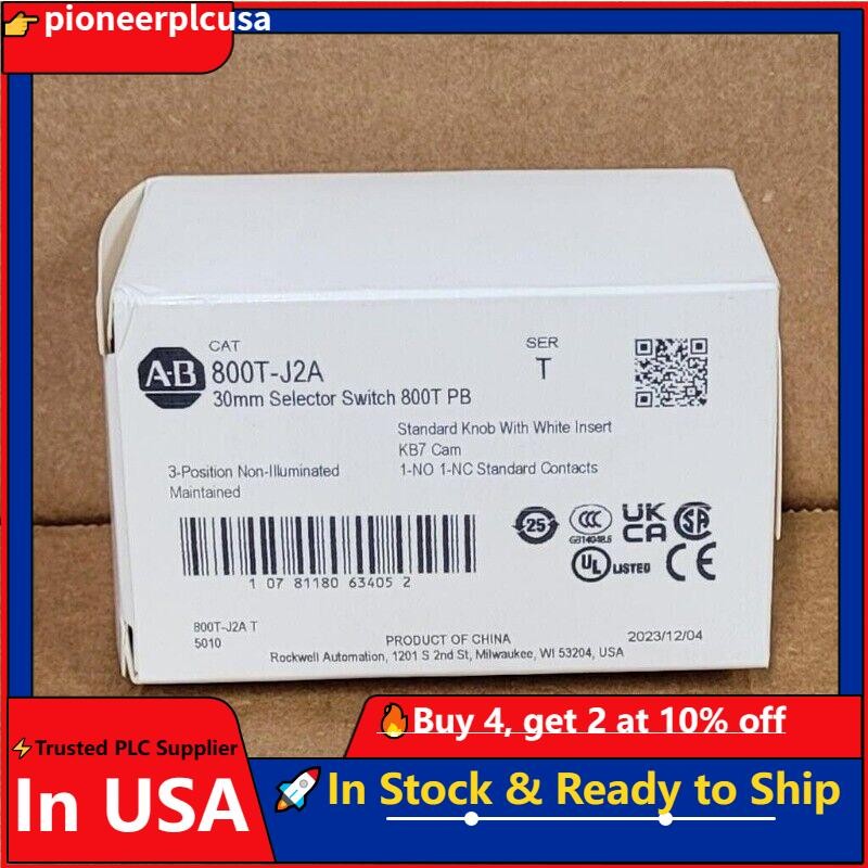 Allen Bradley 800T-J2A 800TJ2A New Sealed Free Shipping  AB