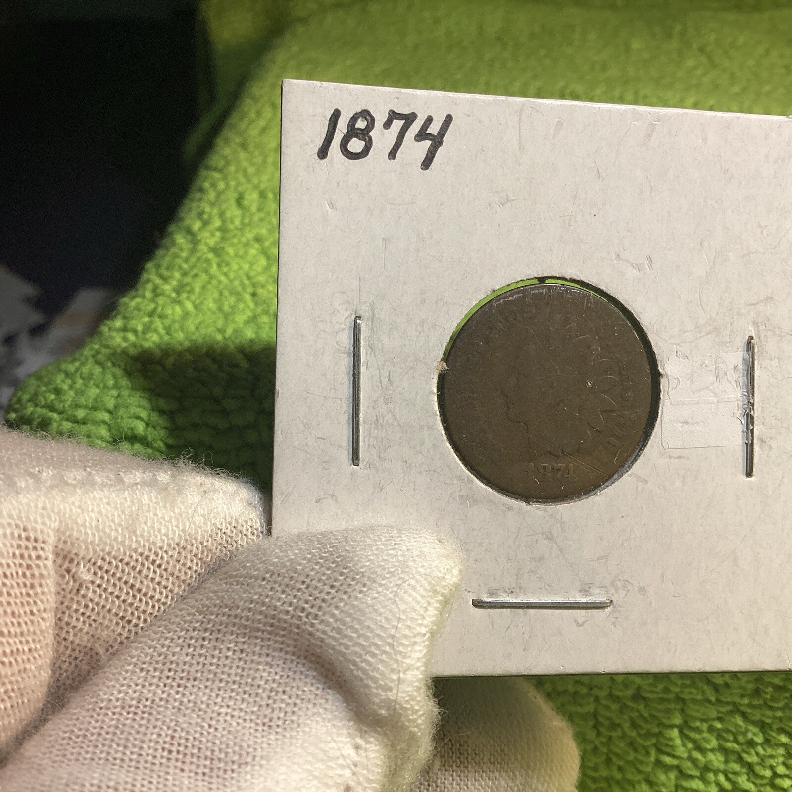 1874 INDIAN HEAD PENNY #2