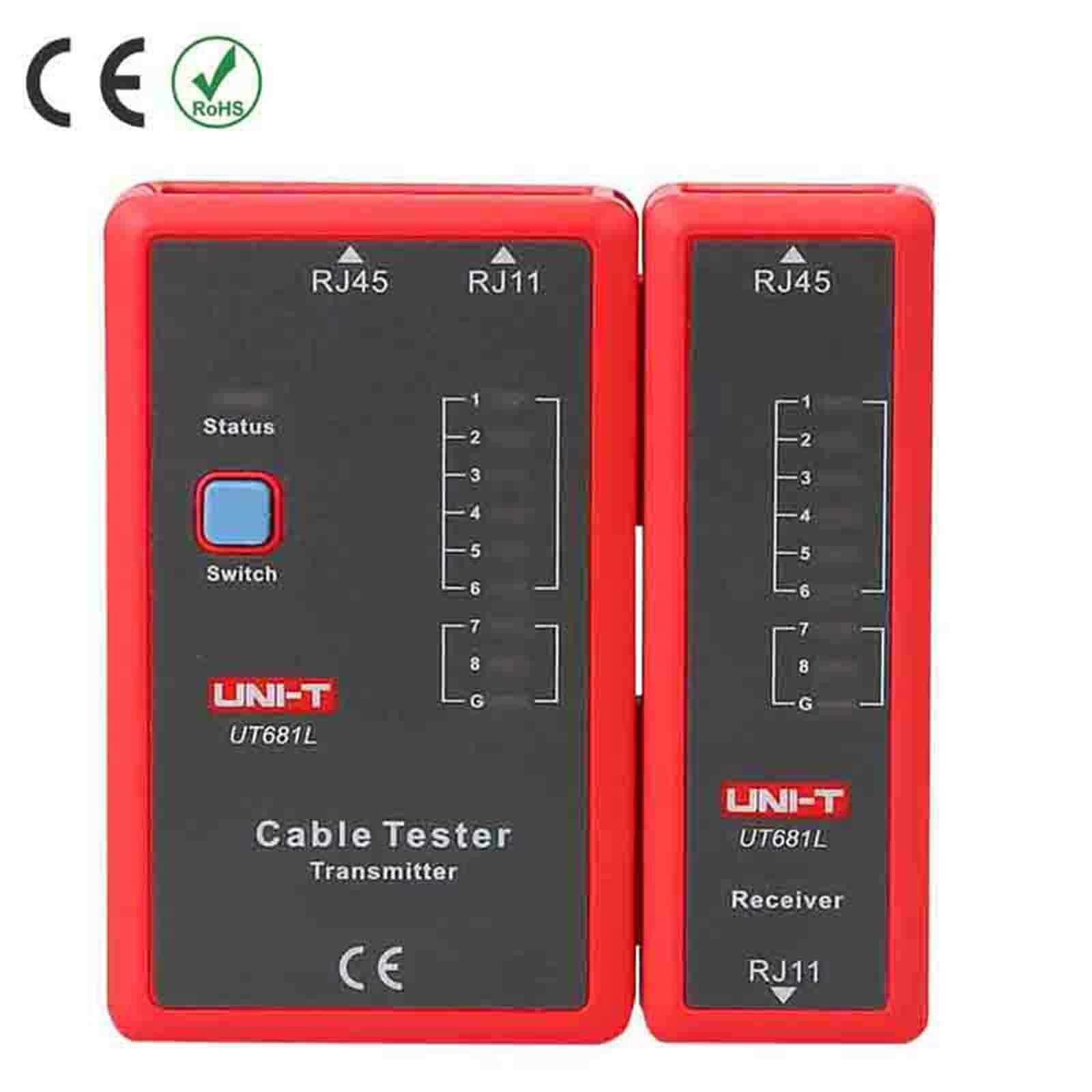 UNI-T UT681L Cable Tester Series Handheld Cable for RJ45/RJ11