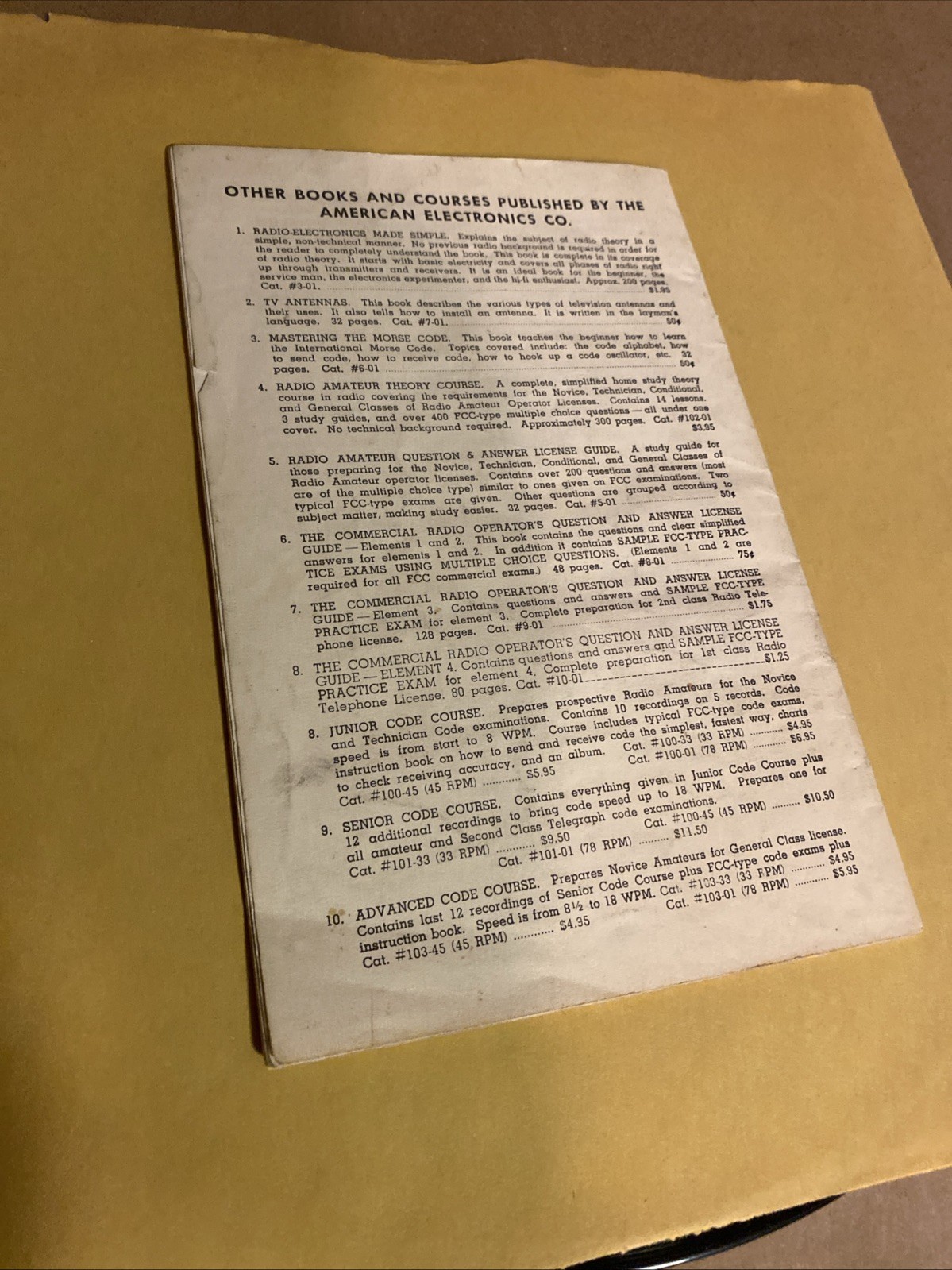 Vintage Learn Code Advanced Ameco Code Course Morse Code 33 LP Album Complete