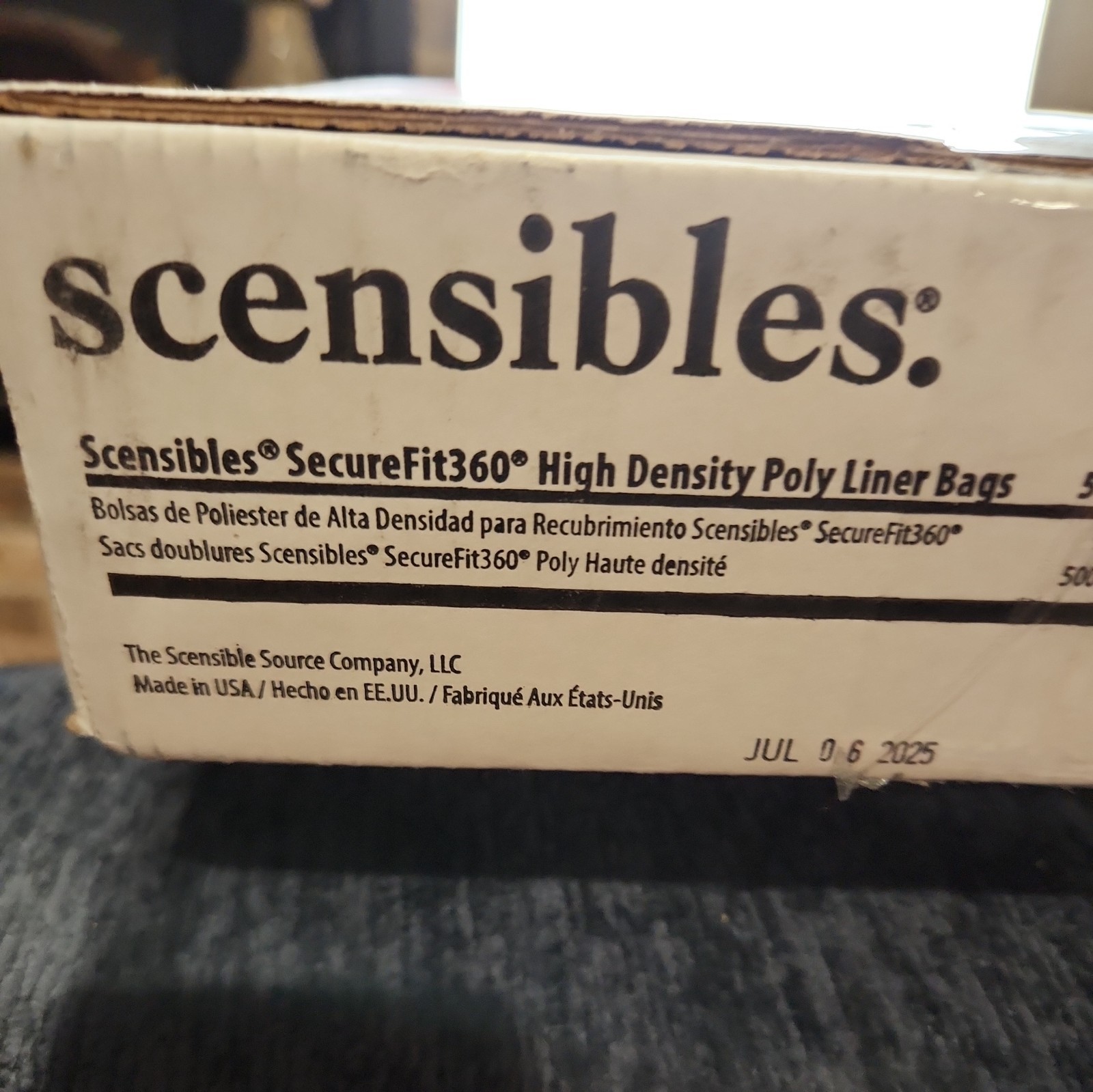 SCENSIBLES 500 Bags Total Scented Personal Hygiene Disposal Bags High Density