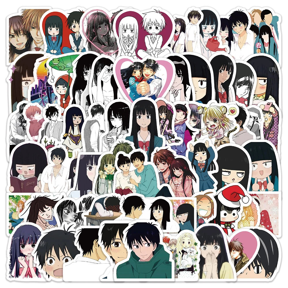 Anime Stickers 10/30/60pcs Kawaii Kuronuma Sawako Vinyl Decals Luggage