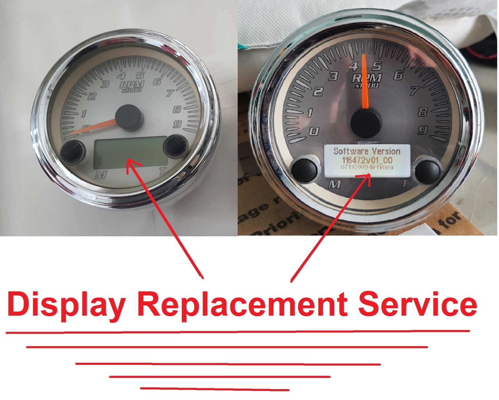 SERVICE for Yamaha boat SX AR 242 240 210 LCD display gauge cluster tachometer