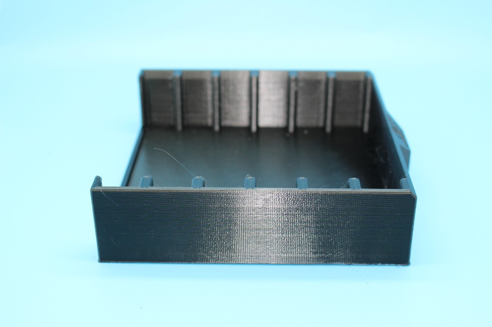 Black SNES Game Cartridge Holder Super Nintendo Display Tray