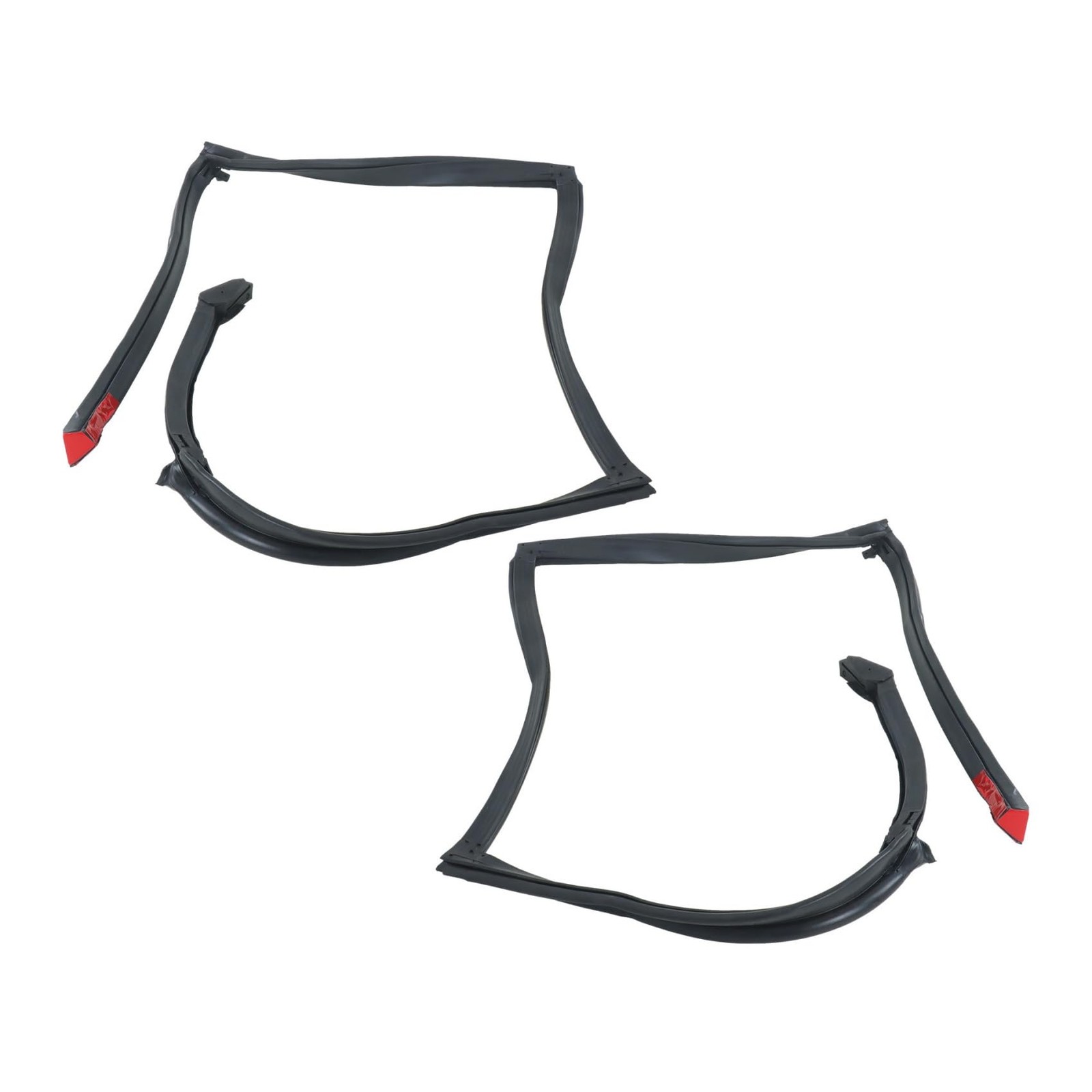 2PCS T-Top Roof Rubber Weatherstrip Seals Left Right Replacement for 1982-1992